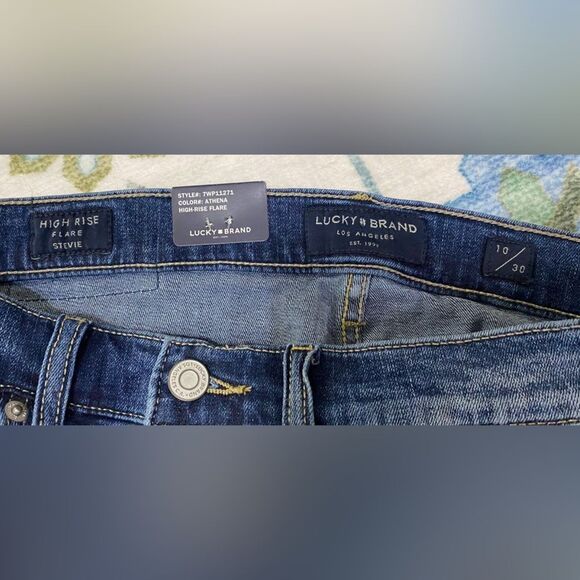 Lucky Brand Stevie High Rise Flare Jeans Women’s 10 Stretch NWT 30x32 - Picture 5 of 14